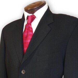 BOSS Hugo Boss Black Wool Blazer 42R Classic Fit